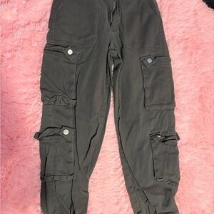 Women’s Gray Cargo Pants